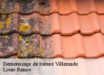 Demoussage de toiture  villemade-82130 Louis Renov