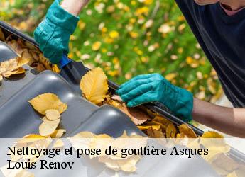 Nettoyage et pose de gouttière  asques-82120 Louis Renov