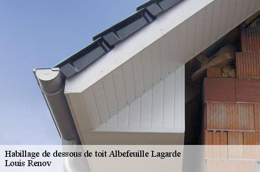 Habillage de dessous de toit  albefeuille-lagarde-82290 Louis Renov