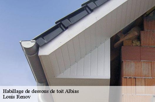 Habillage de dessous de toit  albias-82350 Louis Renov