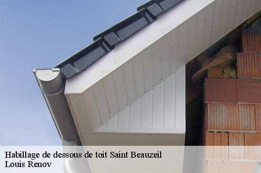 Habillage de dessous de toit  saint-beauzeil-82150 Louis Renov