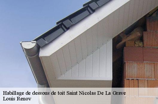 Habillage de dessous de toit  saint-nicolas-de-la-grave-82210 Louis Renov